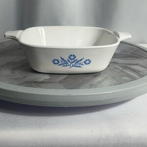 Vintage Corning Ware P-41-B Petite Pan Set (4) – Cornflower Blue – Made in USA